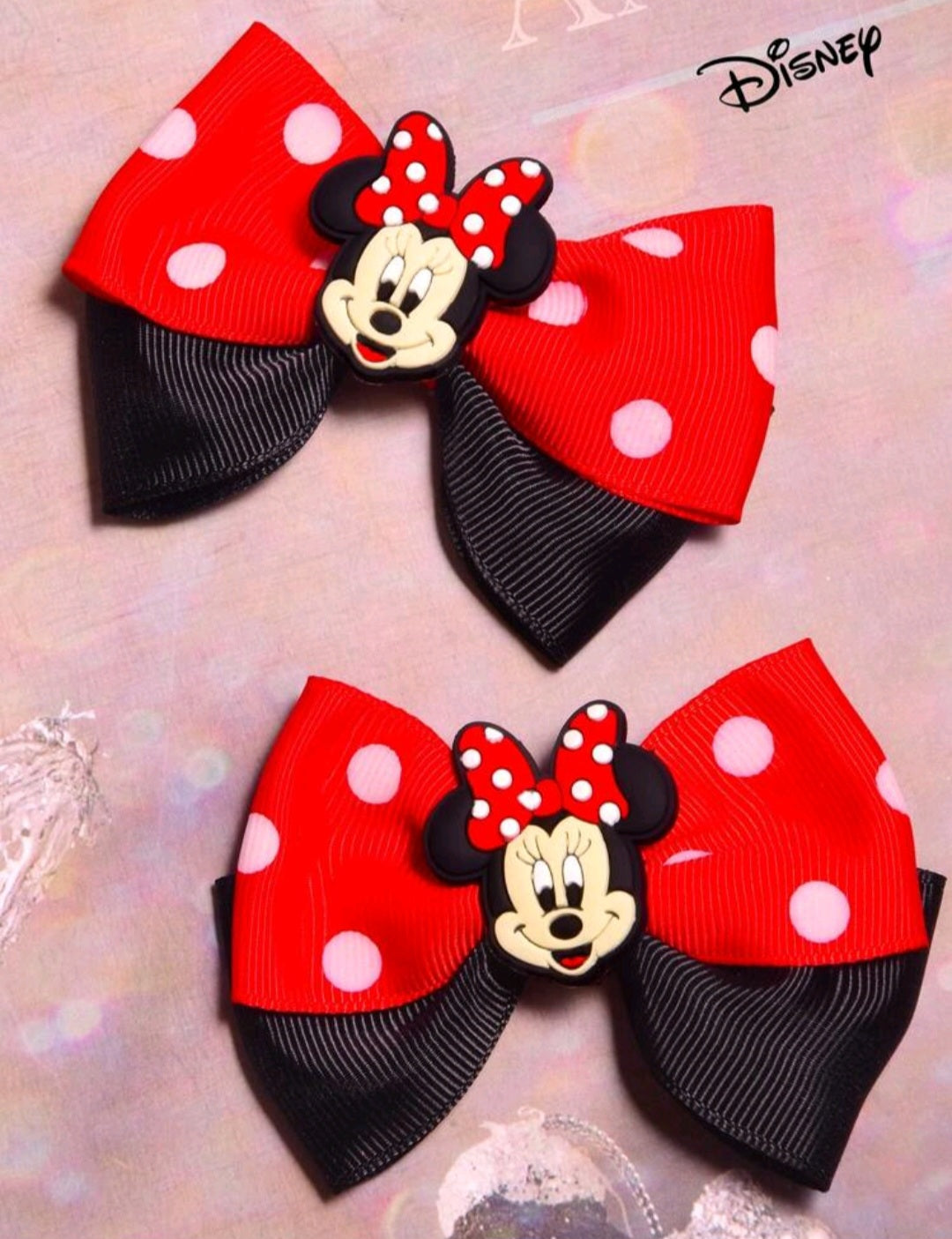 Accesorios, hebillitas, hebilla, Minnie, rojo