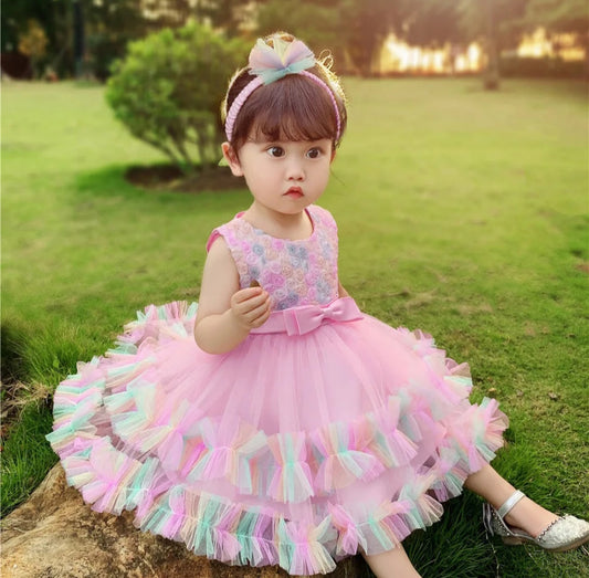 Vestido Rosa, Arcoíris, plim plim