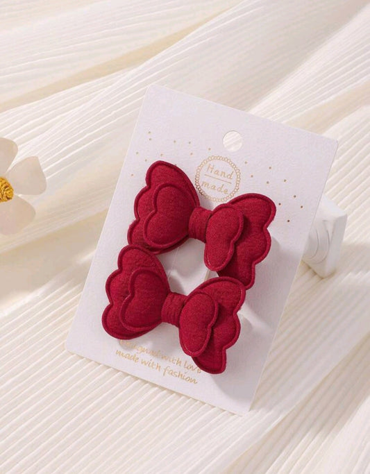 Accesorios, Rojo, frutilla, navidad, hebillitas, hebillas
