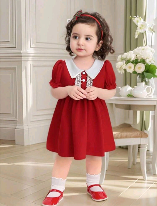 Vestido Rojo, frutilla, navidad, casual