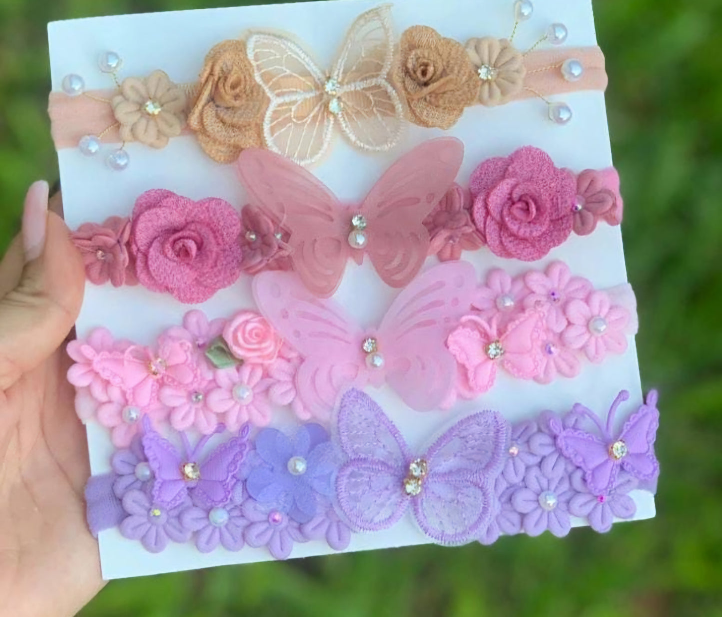 Tocados la unidad🦋, vinchitas, accesorios, mariposas🦋