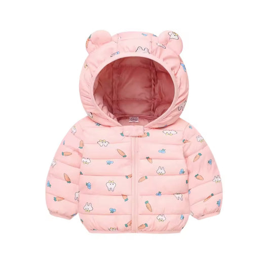Camperita, campera, rompe viento rosa🐰💗 1041