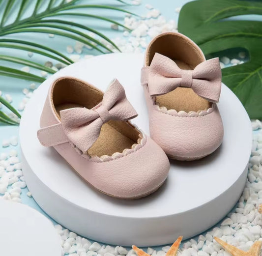 Zapatito rosa, Elegante, para bebé pequeña🌸1143