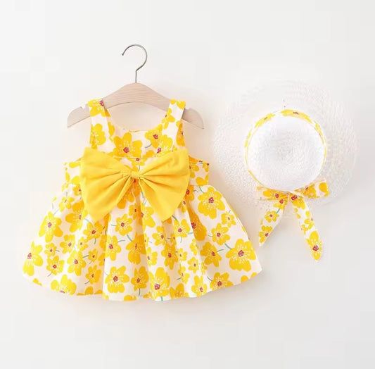 Vestido más sombrerito👒🌻1227