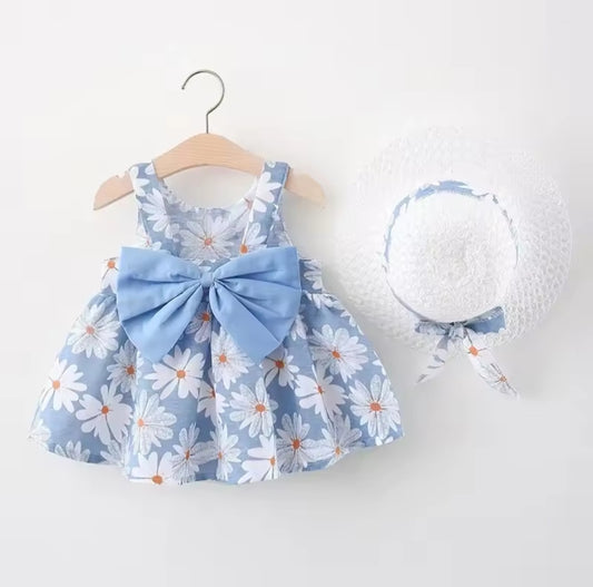 Vestido más sombrerito 🩵🌸 1228