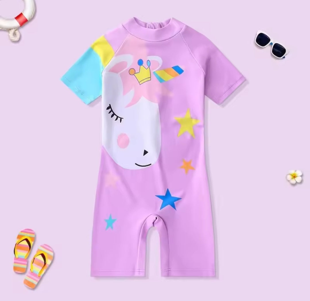 Traje de baño☀️ enterizo unicornio🦄 1264