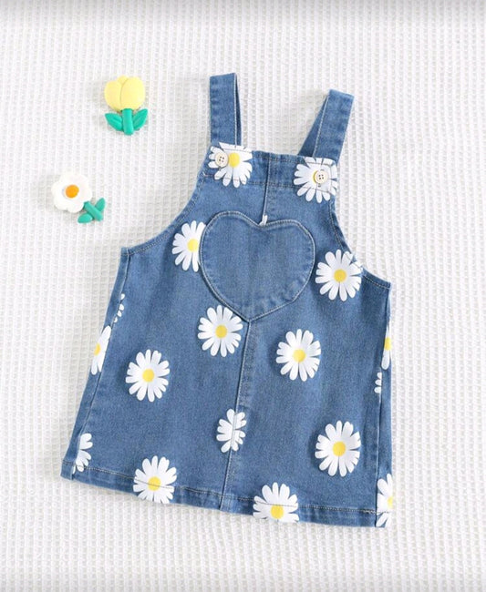Jardinera, jeans margaritas🌸🌼 1305