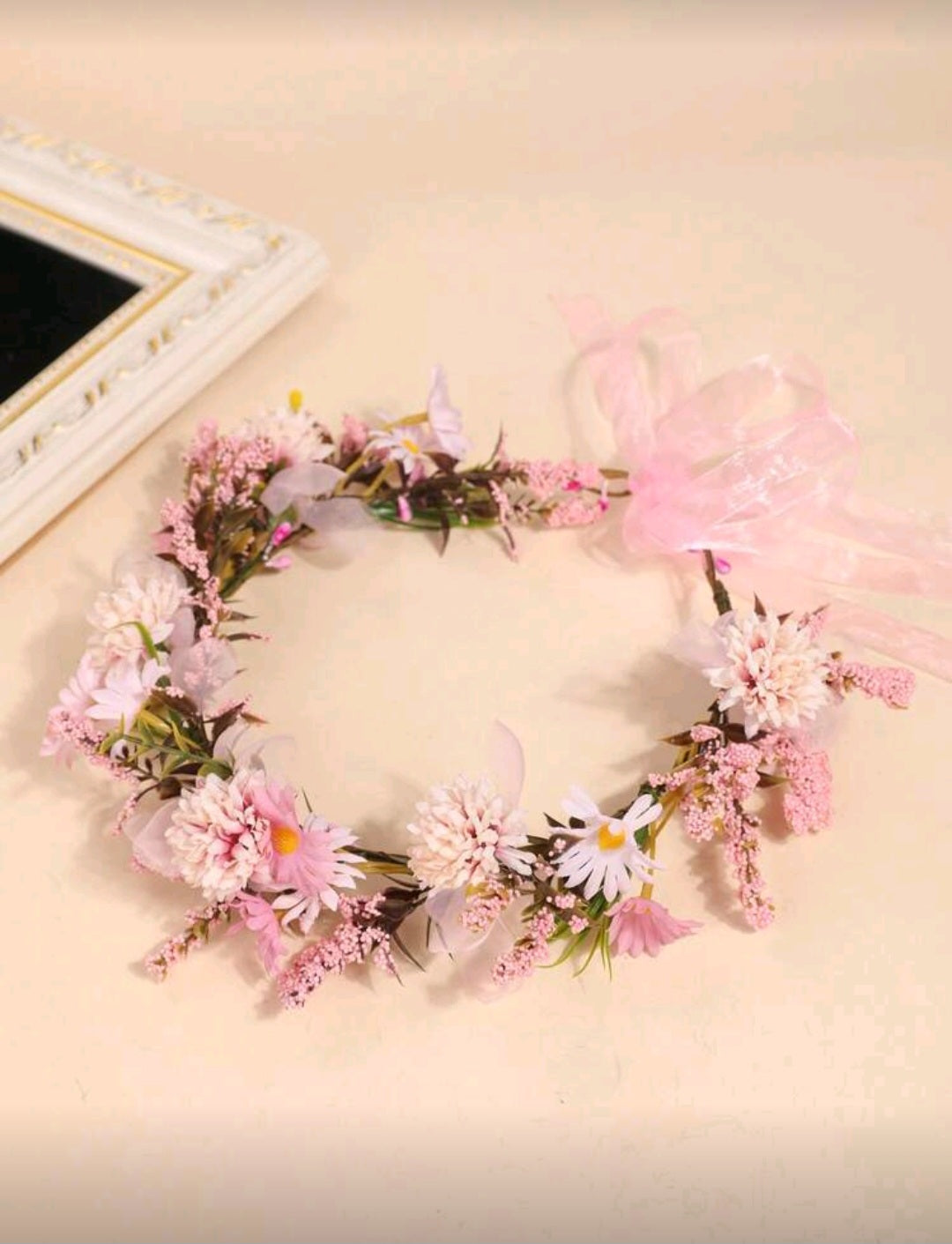 Tocado, flores, bosque encantado🌸🌼 1306