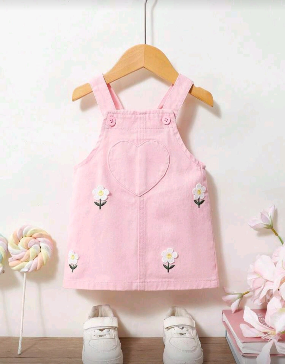 Jardinera, jeans rosa🌸 1324