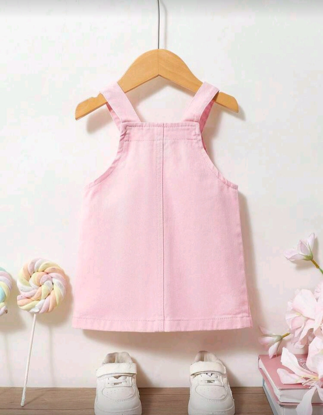 Jardinera, jeans rosa🌸 1324