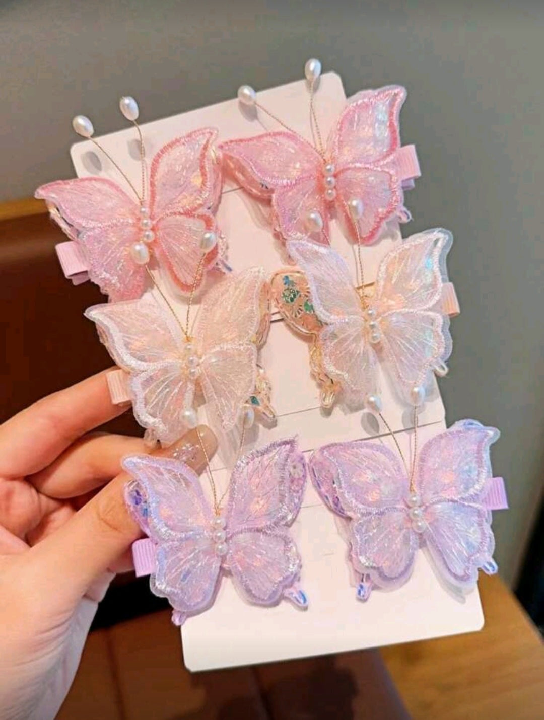 Accesorios el par, hebillitas, mariposas🦋 1333