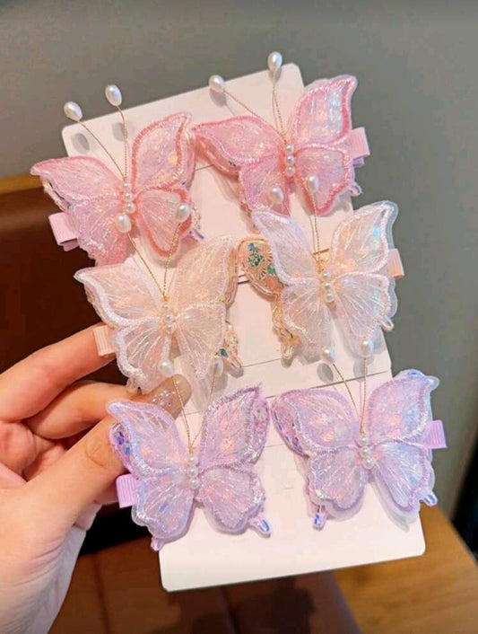 Accesorios el par, hebillitas, mariposas🦋 1333