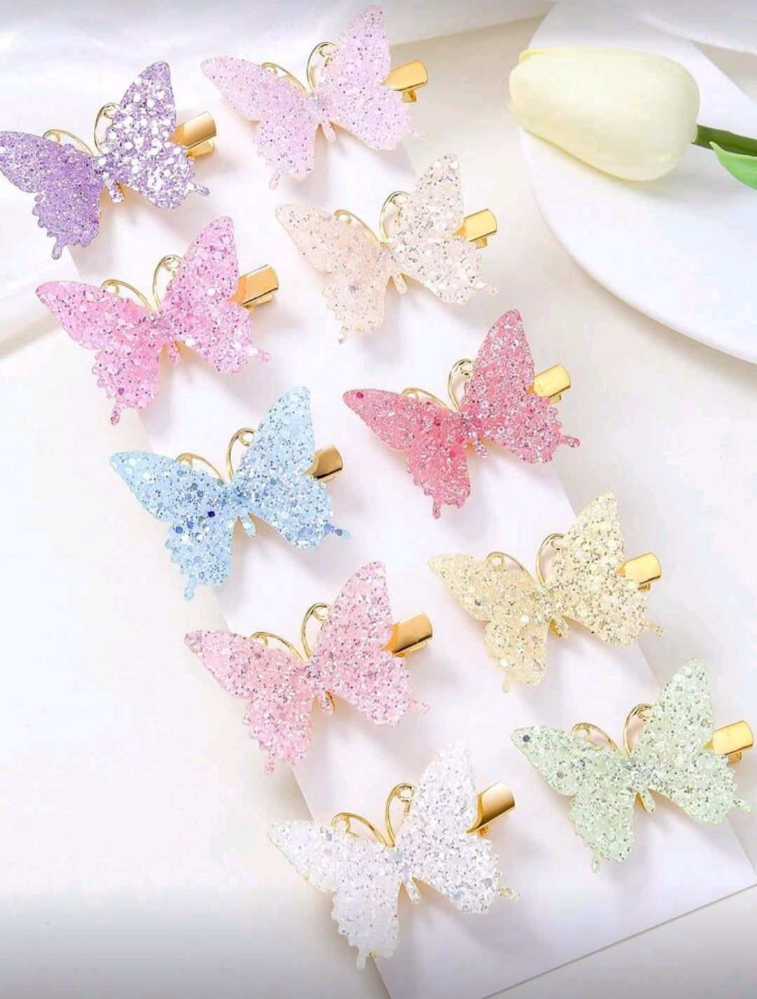 Accesorios el par, hebillitas, mariposas🦋1347