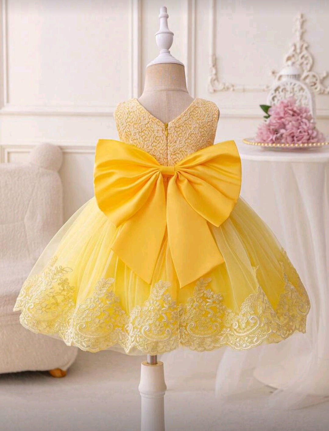 Vestido Amarillo, abejita, princesa🌼1632