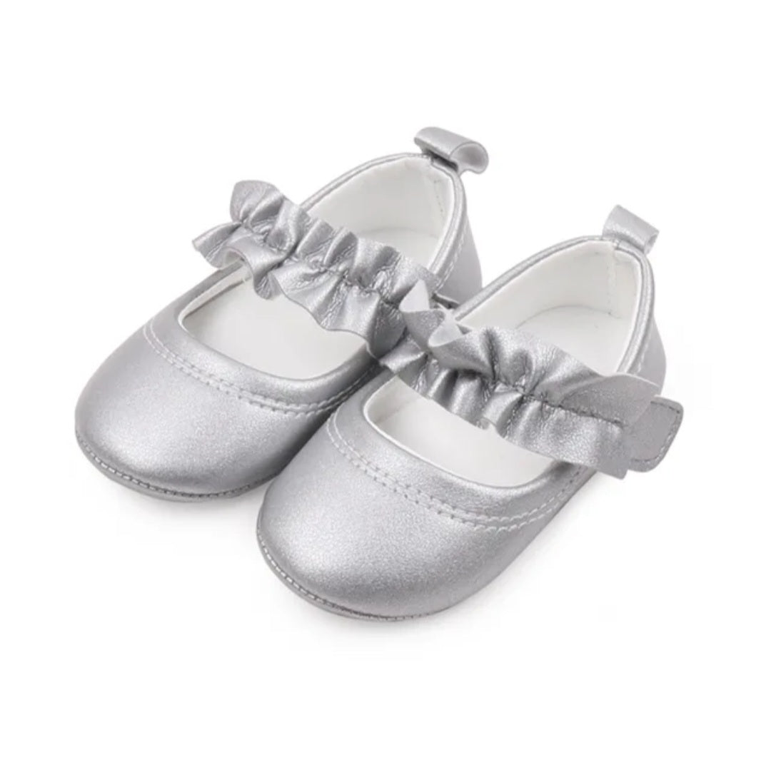 Zapatito Plateado 0 hasta 18meses🦋 1411