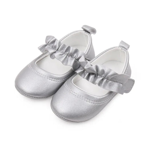 Zapatito Plateado 0 hasta 18meses🦋 1411