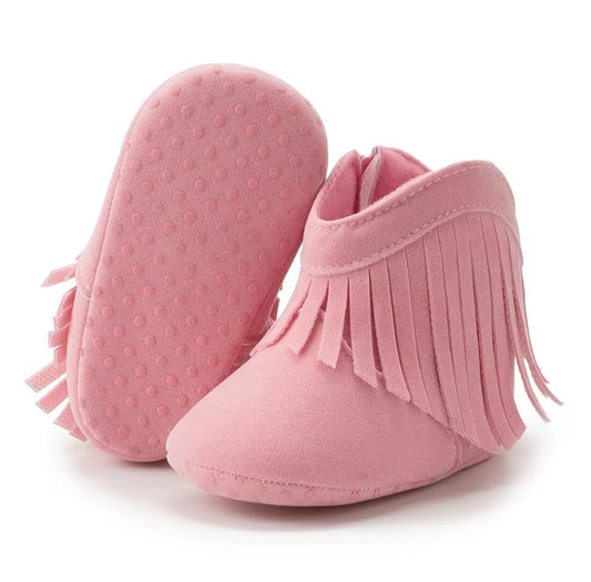 Botita texana rosa 0-6meses🎀1445