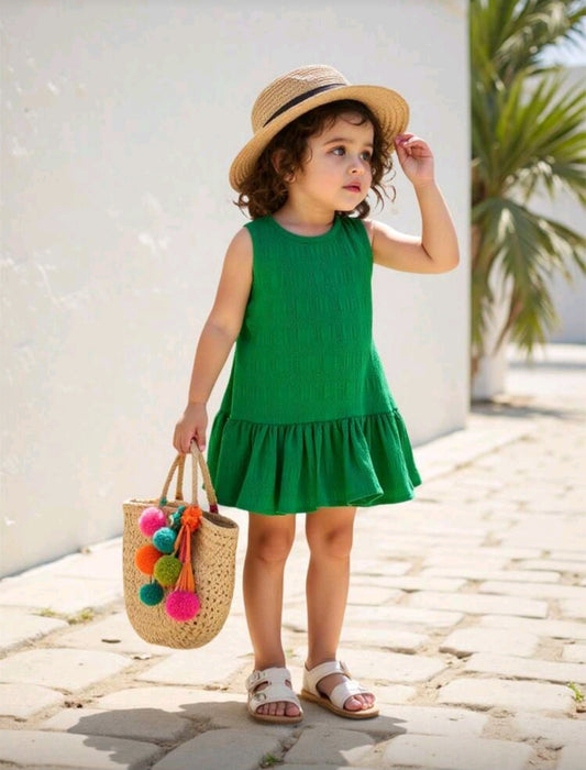 Vestido Verde bebés y niñas💚🎄1509