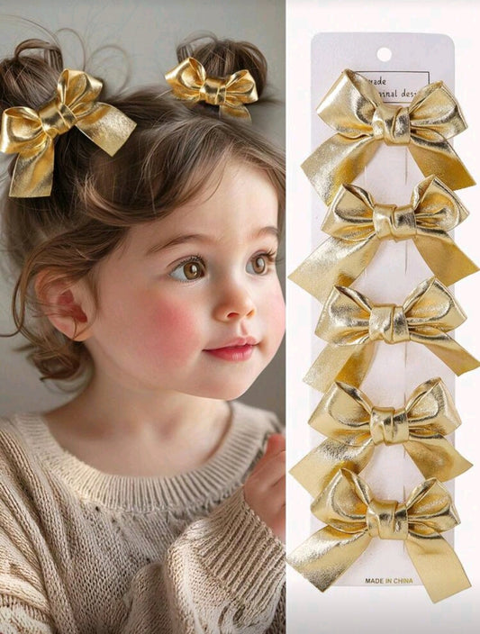 Accesorios el par, hebillitas en dorado✨1512