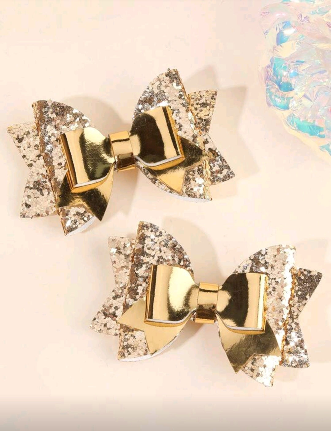 Accesorios el par, hebillitas en dorado✨1513