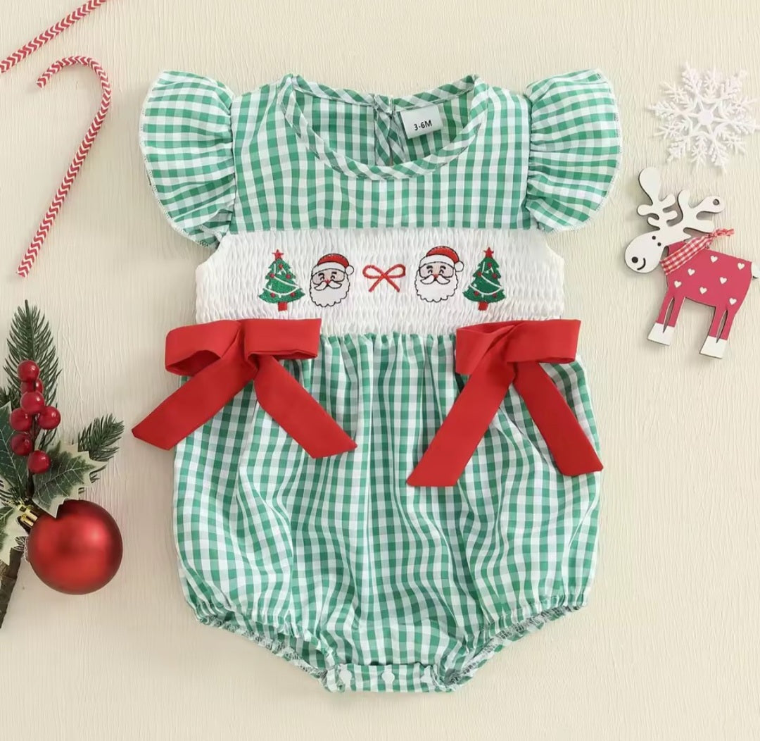 Body verde con diseños navideños🎅🎄1520