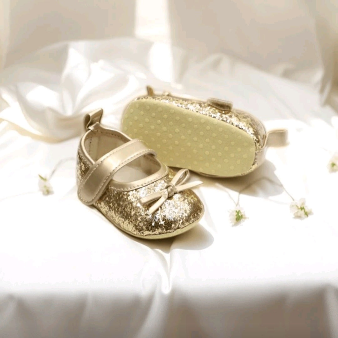 Zapatito, calzado dorado🌟 1553
