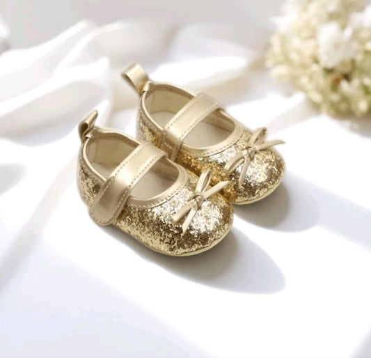 Zapatito, calzado dorado🌟 1553