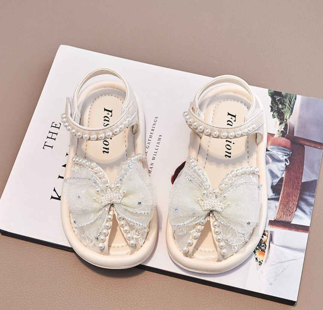 Calzado, sandalia blanca elegante 24151