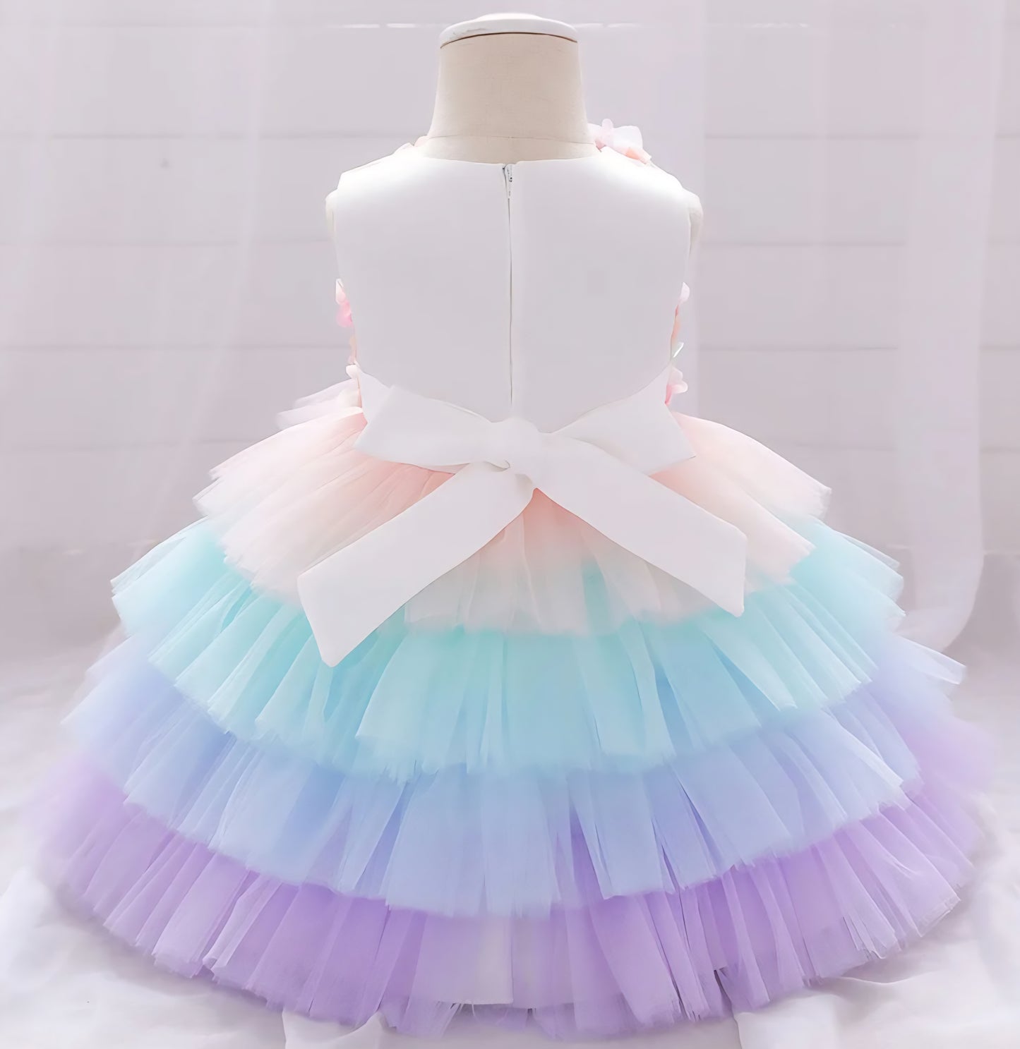 Vestido arcoiris, colorido, unicornio, plim plim 🌈2053