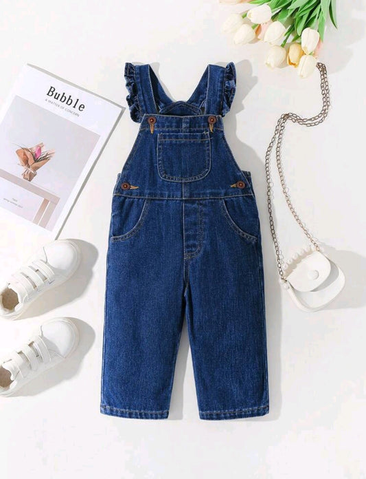 Jardinera de jeans lisa🍂 2603