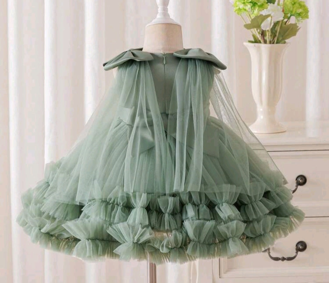 Vestido Verde mariposas🍀2630
