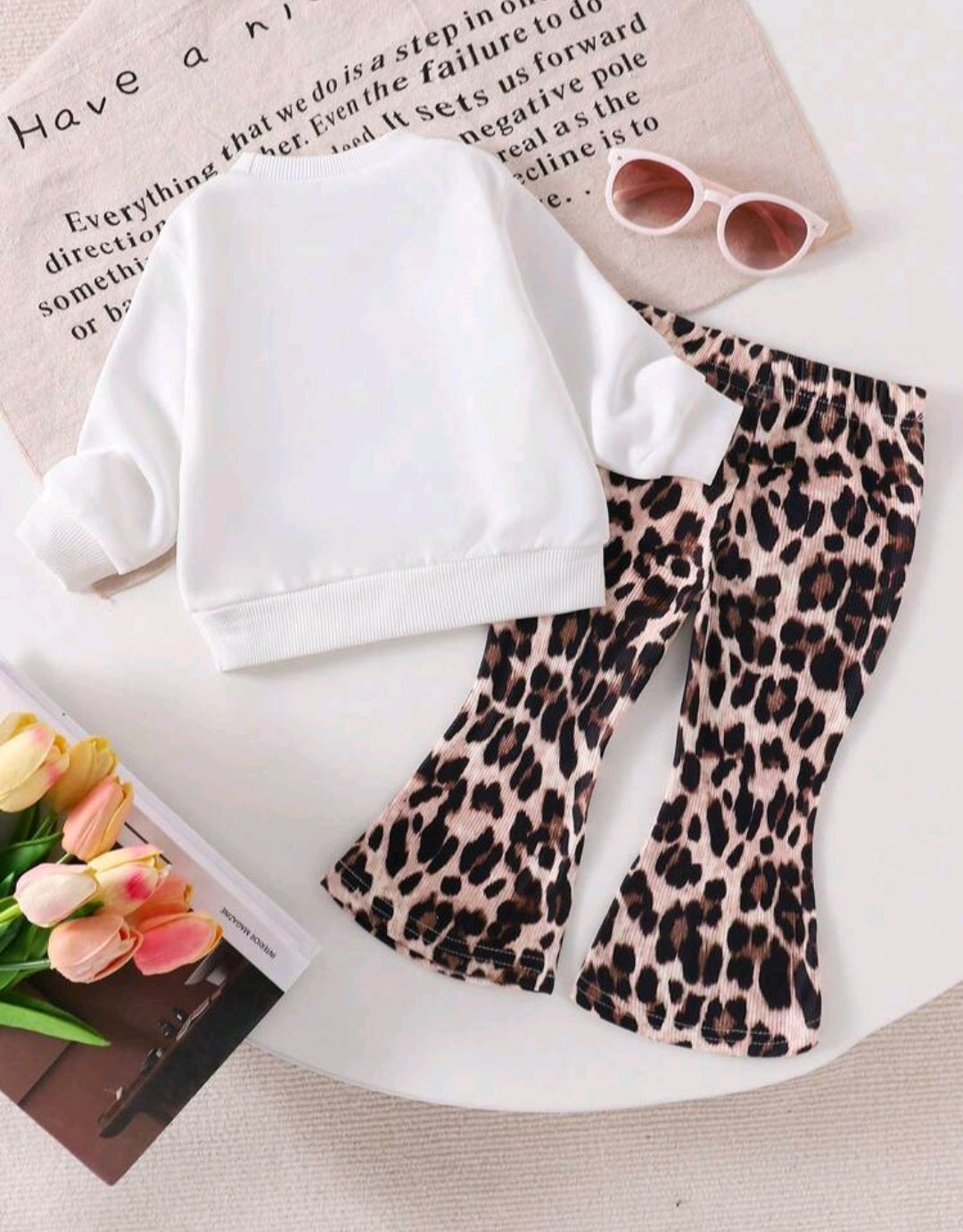 Conjunto pantalón más suéter animal print🎀 inv 2629