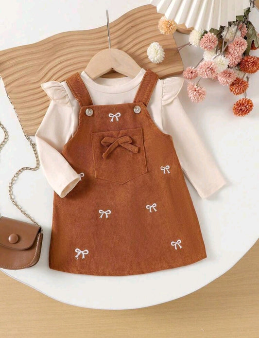 Conjunto 2pcs, Jardinera marrón más básica🍂inv 2631