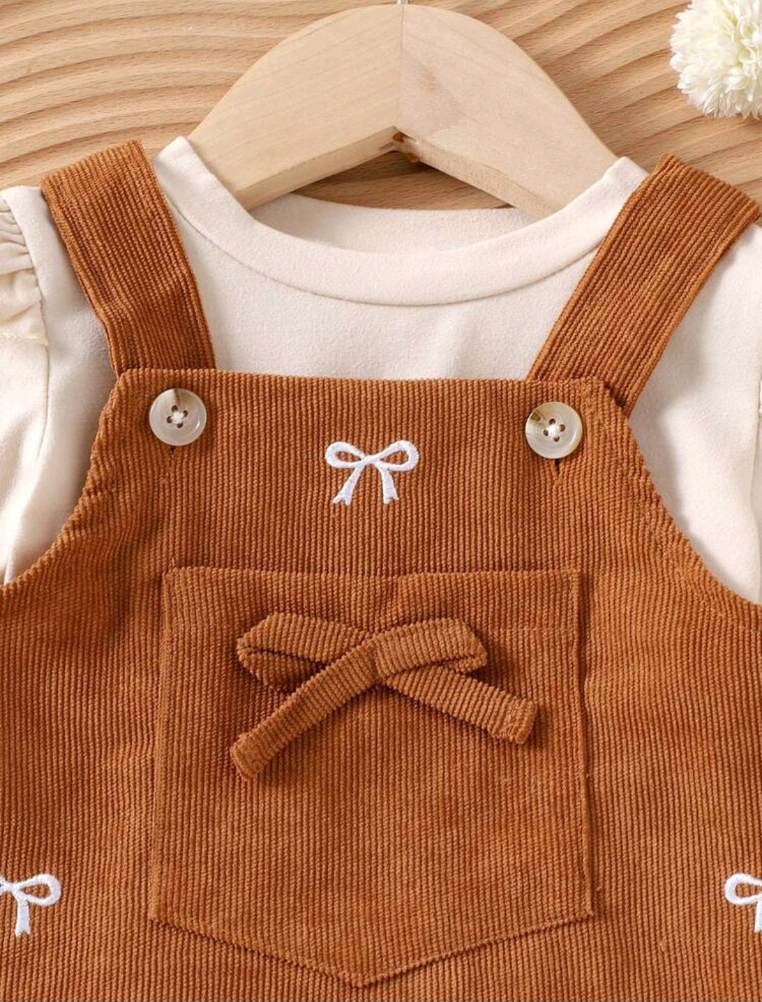 Conjunto 2pcs, Jardinera marrón más básica🍂inv 2631