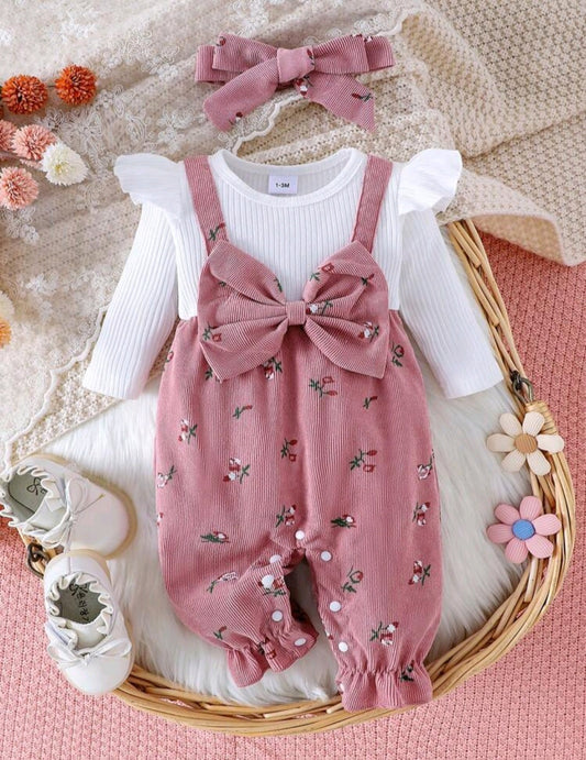 Conjunto enterizo más vinchita🎀 inv 3022