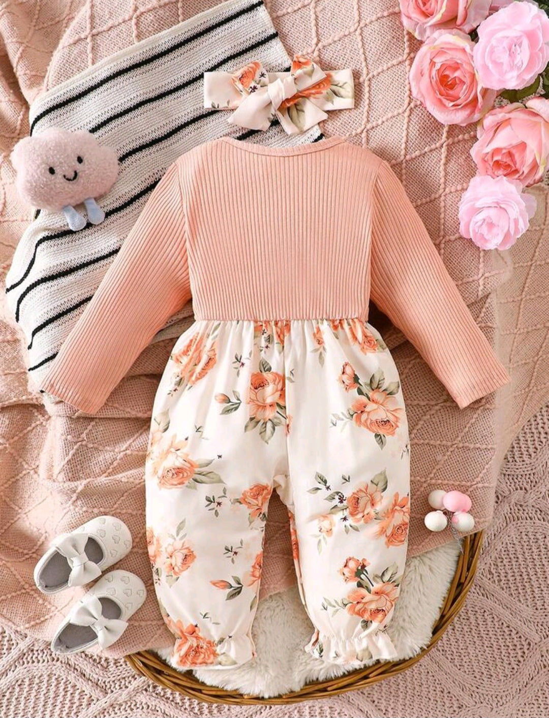 Conjunto enterizo más vinchita🎀 inv 3023