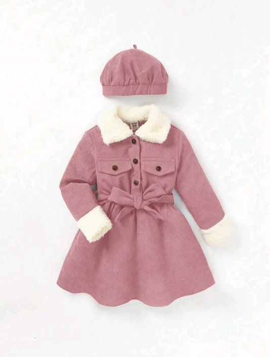 Abrigo más boina🎀 inv 3024