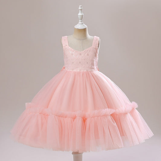 Vestido elegante color rosa💕1231