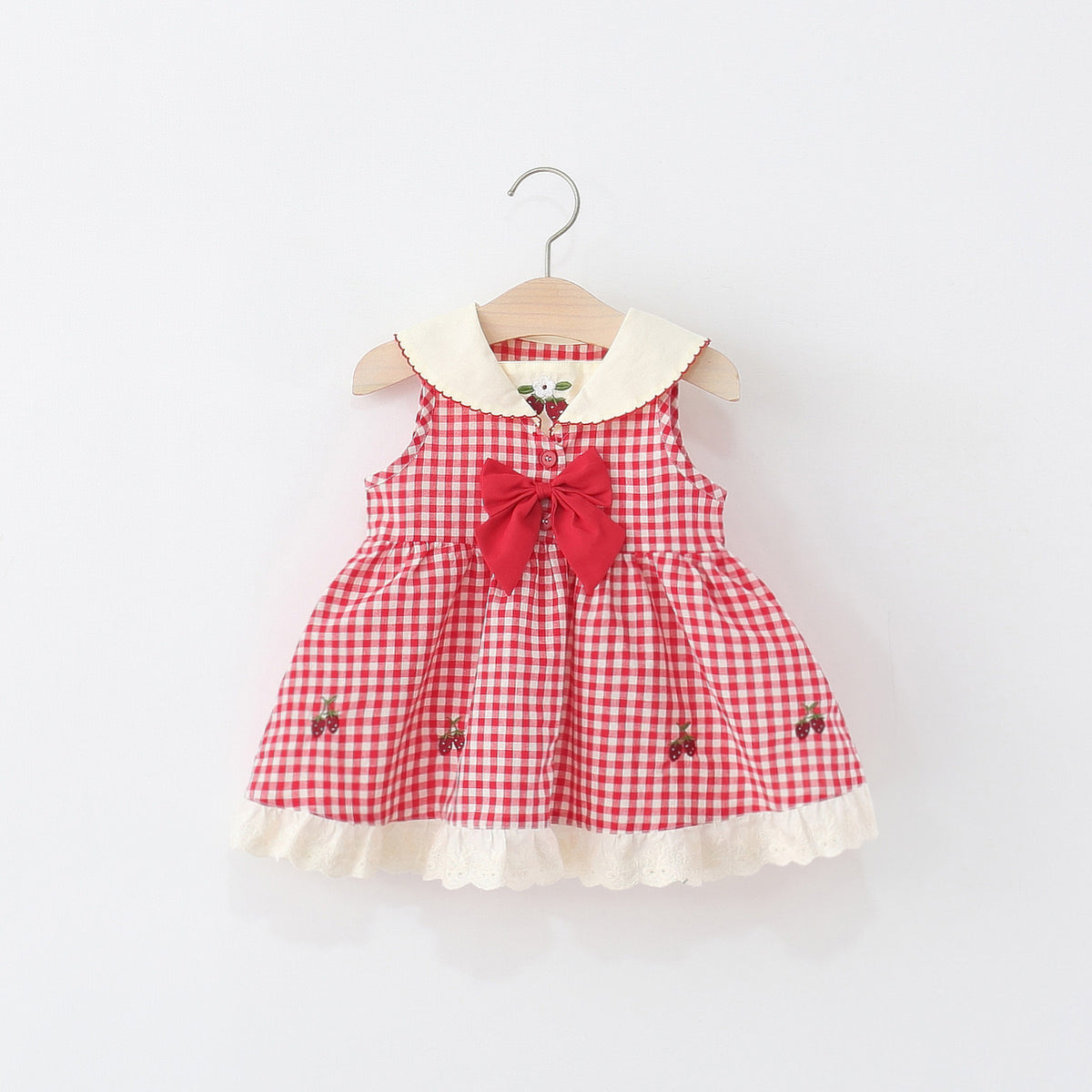 Vestido rojo, frutilla, frutillita  ❤️🍓3619