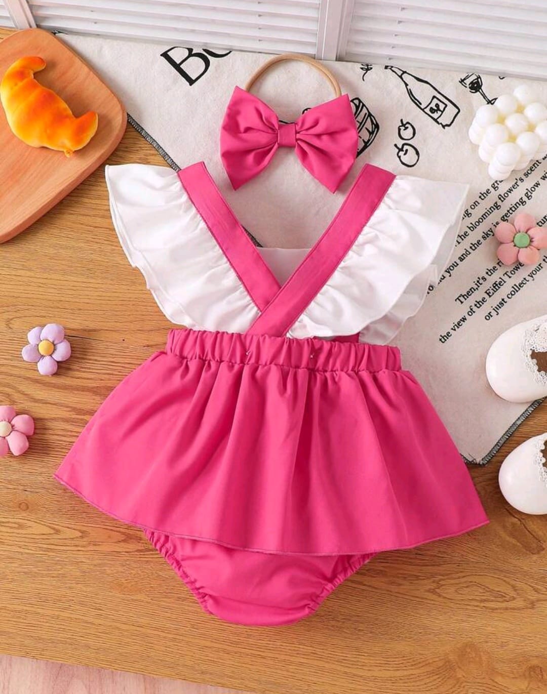 Vestibody rosa y blanco de Barbie 🤍🩷 3595