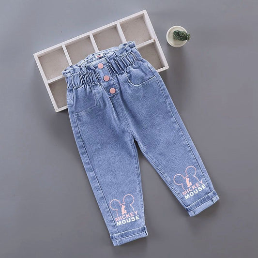 Pantalón, vaquero, jeans, detalle mickey mouse❤️2662