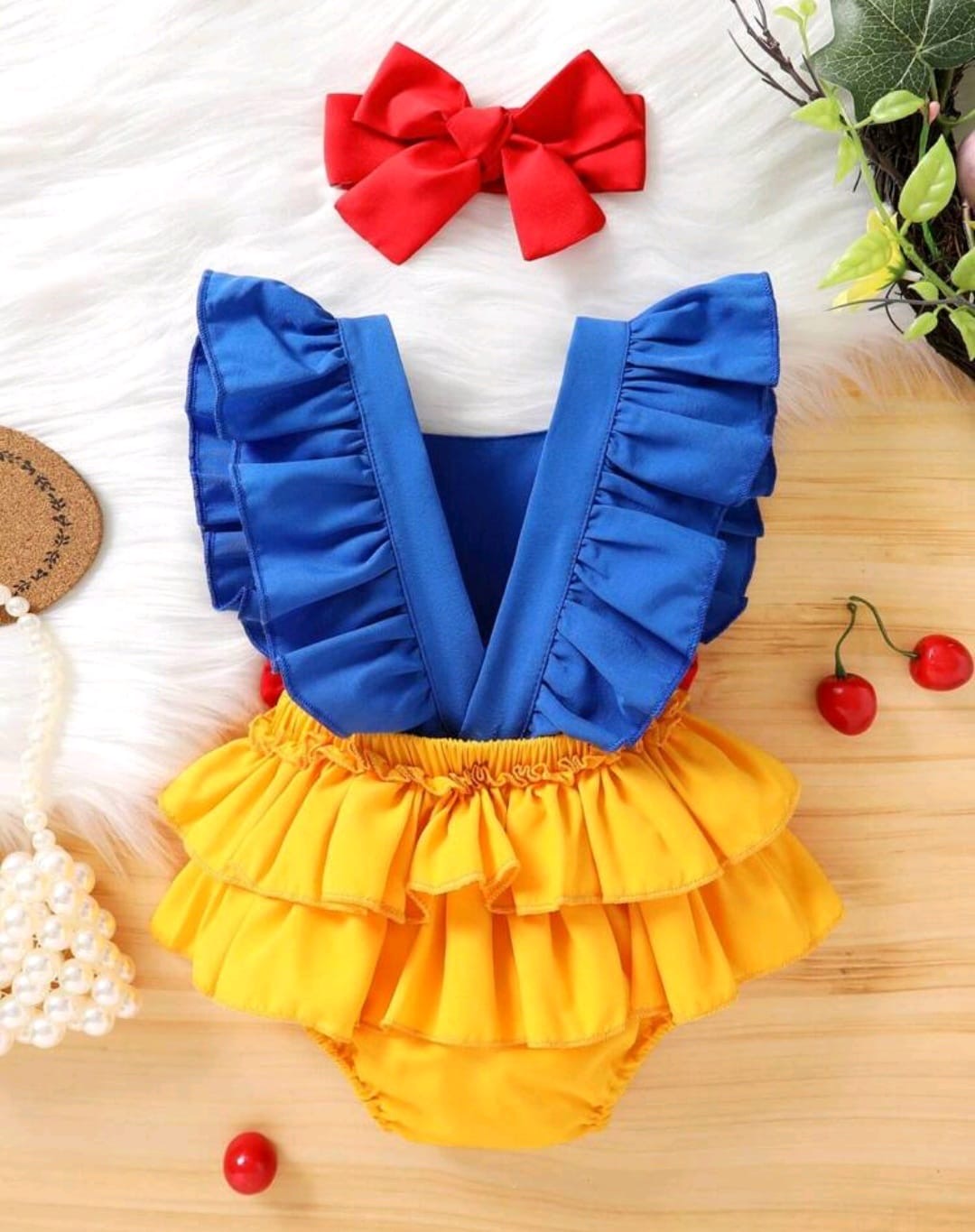 Body de Blanca Nieves, Vestibody 💛💙 3603