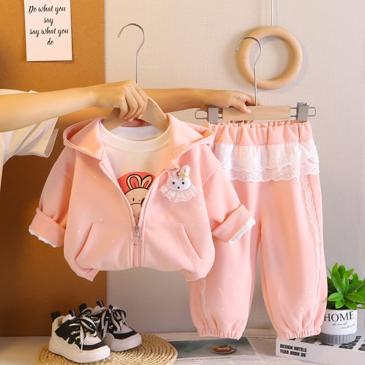 Conjunto 3 piezas, campera, básica y pantalón 🩷✨2660